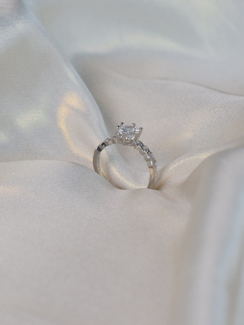9 Dimonds Round Layer Ring Adjustable - Image 5